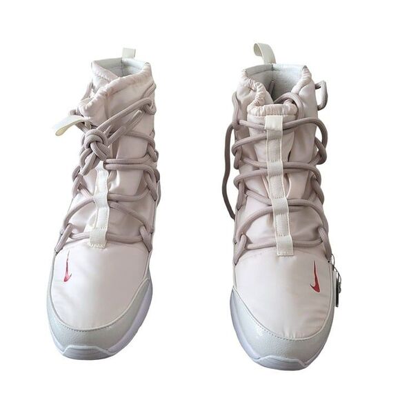 Nike Womens Shoes Beige 8 Tanjun High Rise Bungee Sneakers New - Picture 3 of 7